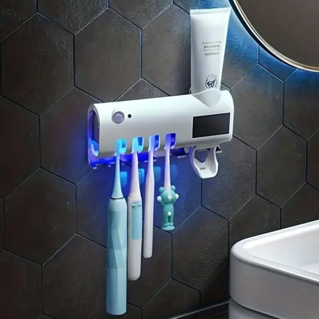 معقم فرش الأسنان بالأشعة فوق البنفسجية