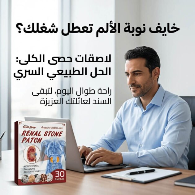 ملصقات تسكين ألم حصى الكلى المطورة (30 قطعة)