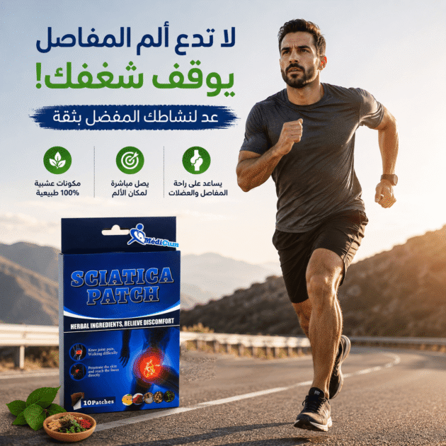 لاصقات علاج عرق النسا العشبية (10 حبات)
